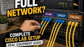 Complete Cisco Lab Setup (Real Equipment Guide)