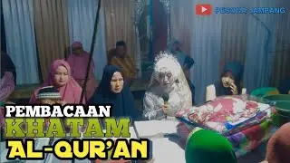 pembacaan khatam Al-Qur'an oleh pengantin wanita sebelum resepsi pernikahan