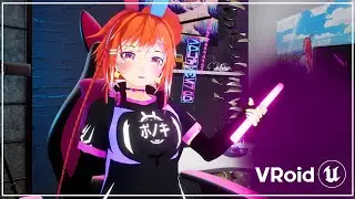 Unreal Engine Vtuber Project & Motion Capture Webcam (TPDT+VRMU4+VMC4UE) [Vtuber FR]