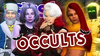 my sim had a baby with EVERY OCCULT!!!