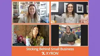 Xyron Sticking Behind Small Business Event 11/23/21