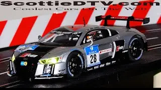 Carrera Digital 132 Audi R8 Race Car Review ScottieDTV International Raceway