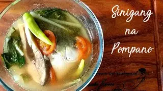 SINIGANG NA POMPANO | Taste From J
