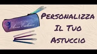 Personalize a pencil case, perfect as a gift