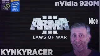 Arma 3 Laws of War nVidia 920M LOW+STANDARD+HIGH