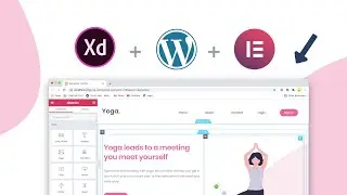 Adobe XD to WordPress Elementor - Web design | Yoga Website