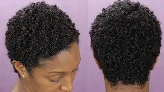 Wash N Go with Gel | Short Type 4 Natural Hair/ TWA