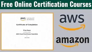 Get Free AWS certificate 2023 | AWS certified cloud practitioner  | AWS certification course |