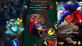 YASUO STILL OP AFTER NERFED⚡️⚡️ WILD RIFT 