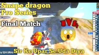 BGMI Snapdragon Pro Series Final Match || 1v4 Clutch Final Match || BGMI Turnament Live #bgmi