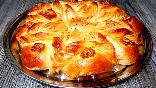 Pie - Flower with chocolate paste. How to cook the most delicious and tender cake
