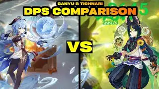 C0 Ganyu VS C0 Tighnari DPS Comparison || Genshin Impact