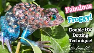 Magical Frog UV Resin Technique with Double Dotting & Mold Magic?