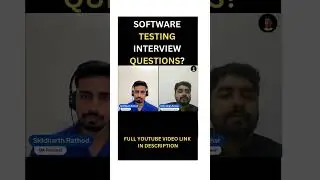 Real Life Automation Testing Interview Question #automationtesting #softwaretesting #shorts