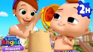 Mon Château de Sable | Comptines avec Bébé Louis | Little Angel Français