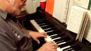 Uncle Mickey Sprayberry playing piano