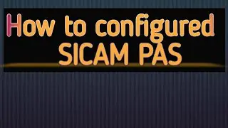 Basic idea for SICAM PAS AND SIMATIC WINCC