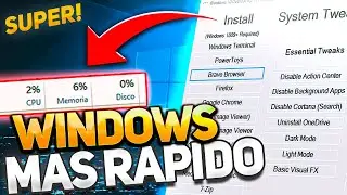 Como hacer Windows MAS RAPIDO 200% /  La Mejor Herramienta para Windows