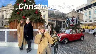 christmas vlog | winter wonderland, ice skating sand gigs
