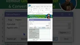 Excel Magic: ✨ Clean Text & Apply Proper Case Instantly! ⚡ | Excel Shortcut Keys #shorts