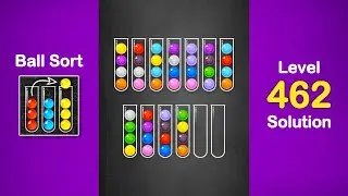 Ball Sort Puzzle Solution Level 462