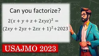 Magic Masala Maths | Number theory | Factorization | USAJMO 2023 | Easy solution | 016