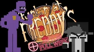 FNF Vs William Afton from FNAF! | Friday Night Funkin' [ONE-HANDED]