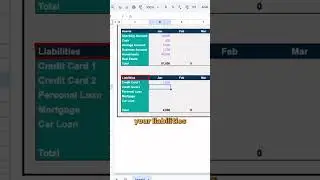 I made a net worth tracker in Google sheets