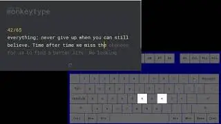 Typing Colemak after 24 days. - 87wpm and 99% accuracy