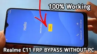 Realme C11 2021 RMX3231 FRPGoogle Lock Bypass Without PC  RMX3231 FRP Bypass