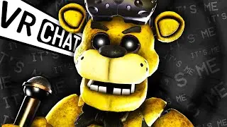 THE VOICE OF GOLDEN FREDDY PLAYS VRCHAT!!!