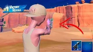GANHEI APENAS USANDO O ARPÃO E A VARA DE PESCA NO FORTNITE