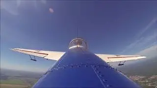 Yak-55 Flight with tail cam\Полеты на Як-55 c камерой на хвосте