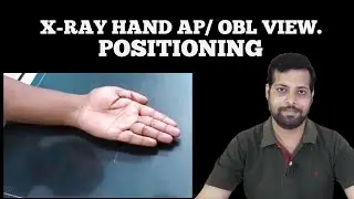 HOW TO DO HAND X-RAY || POSITIONING OF GAND XRAY. 