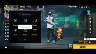 how to voice change in freefire??