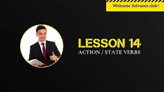 #14 Action , State verbs : Ingliz tilini o'rganing !