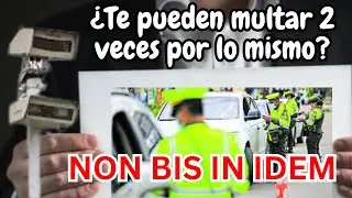 🔴 ¿Te pueden multar 2 veces por lo mismo?