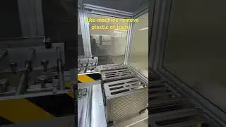 Automatic Remove plastic of items.