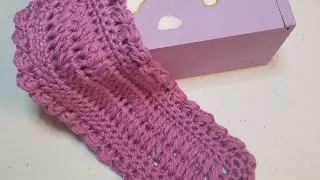 Crochet dishcloth/bookmark/blanket/easy 2 row repeat/free