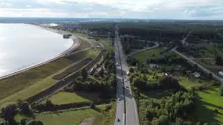 "Discovering Latvia from Above: Aerial Views of Kengarags and Riga HES"