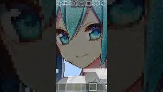 anime girl pixel art