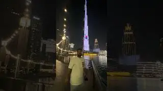 South Korea 🇰🇷 flag In Burj Khalifa, 15 August 2024 #provikrant #ytshort
