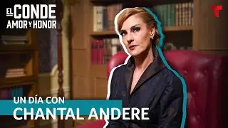 Chantal Andere y su sentido del humor en el set | El Conde: Amor y Honor | Telemundo Novelas