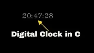 Digital  clock  in  C - programming