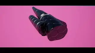 cylinder Worm 0.2 | procedural animation | physics simulation | Unreal Engine 5