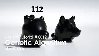 [Houdini Tutorial] 0012 Genetic Algorithm (Slow ver.)