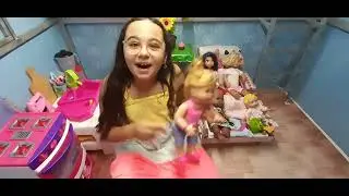 Cinema na casinha com as bonecas!!! Obaaa!