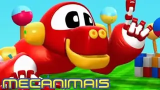 Mecanimais animação | 207 | Ilha do Balão Babuíno | desenhos para crianças