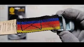 Ремни VOREL 2 шт. для крепления багажа 25 мм/2.5 м, зажим-фиксатор, 82331