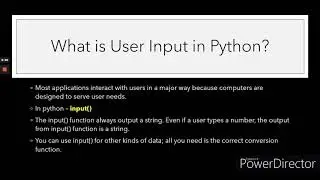 Getting User Input in Python